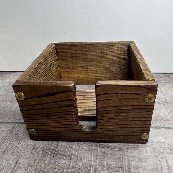 Vintage Asian Hand Painted Fall Daisy Coaster Sushi Plate Wood Box Set of 5 - Picture 6 of 7